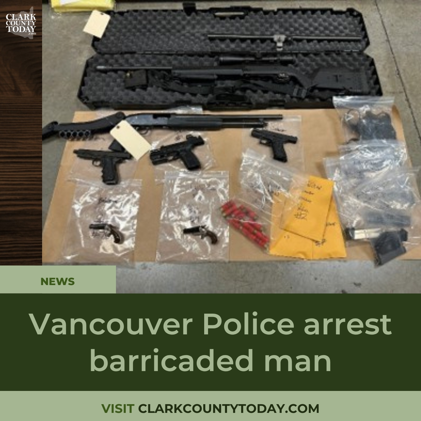 Vancouver SWAT arrests armed suspect after I-5 shutdown